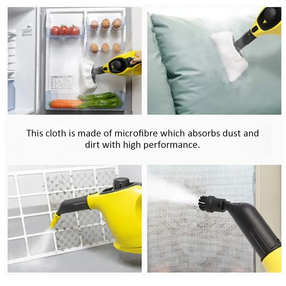 8 шт. чехол из микрофибры подушечки для паровой швабры моющаяся насадка