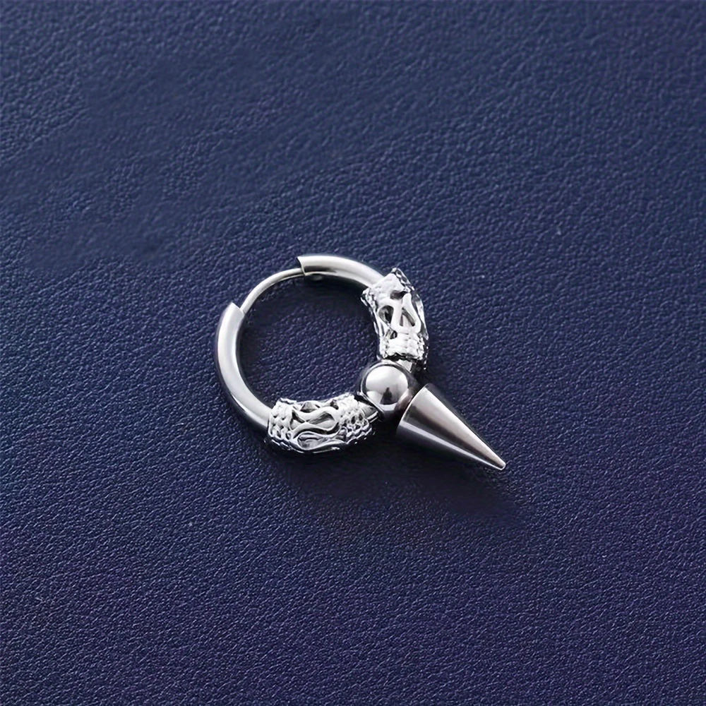 1/12 пары унисекс из нержавеющей стали круглые серьги-кольца Huggie шарнирные для