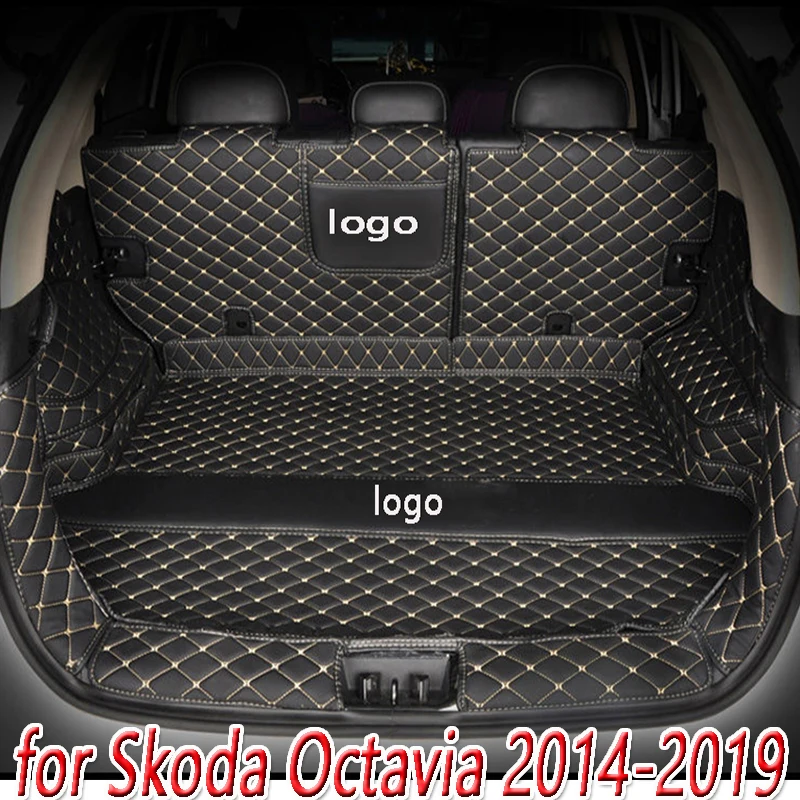 

for Skoda Octavia A7 2014 2015 - 2018 2019 Car-styling Car Rear Boot Liner Trunk Cargo Mat Tray Floor Carp