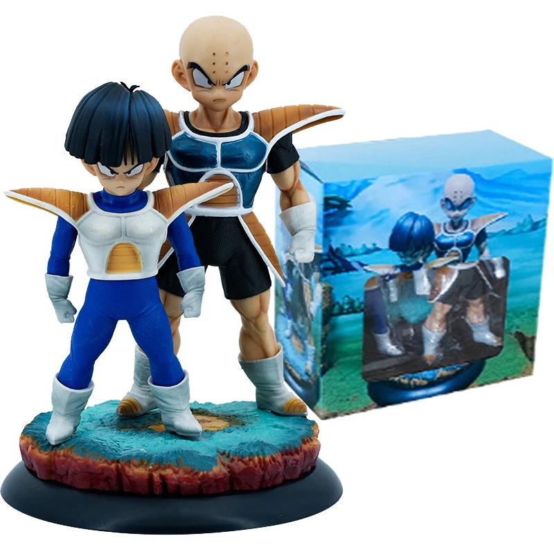 

Anime Dragon Ball Z Kuririn Gohan Figure Saiyan Battle Clothes Kuririn Namek Action Figurine Collector Model Toys Brinquedos