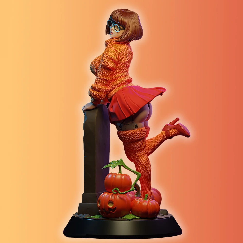 Фигурка обнаружения женщины 1:24 Миниатюрная модель из смолы комплект