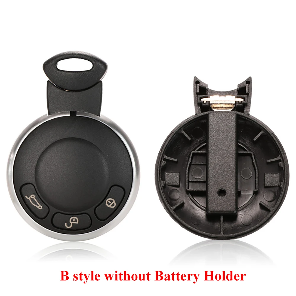 

Jingyuqin 3-кнопочный смарт-брелок для дистанционного ключа, сменный чехол для дистанционного ключа без ключа для BMW Mini Cooper R56 CLUBMAN