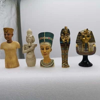 5pcsset ancient egyptian civilization model assembly king faro pyramid treasure ornaments collection toys girls boy gift