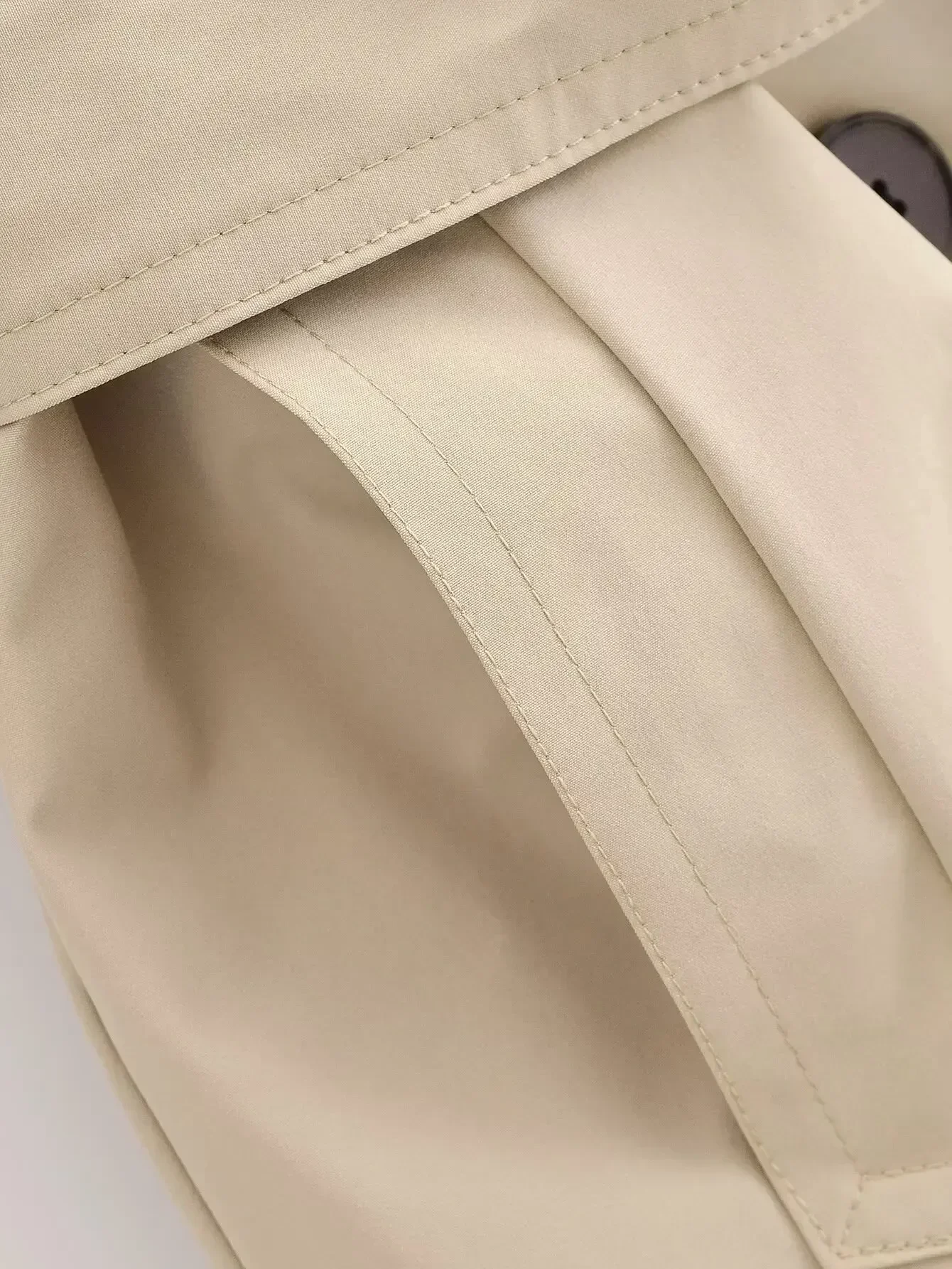 Женское новое модное украшение на пояс повседневное двубортное ветровка с