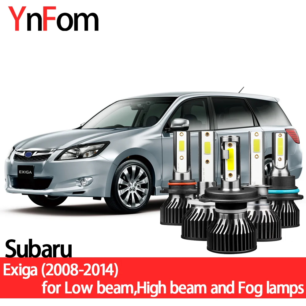 

YNFOM LED headlights kit for Subaru Baja 2002-2006 Low beam,High beam,fog lamp,car accessories,car headlight bulbs