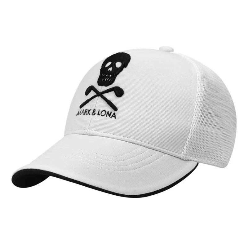 Skull Brand Logo New Golf Cap Japanese Version Baseball Cap for Men and Women Designer Hat