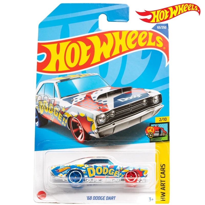 

Автомобильная серия Hot Wheels HW ART CARS 68 DODGE Дротика 1/64 Коллекционная металлическая литой модель игрушечные автомобили