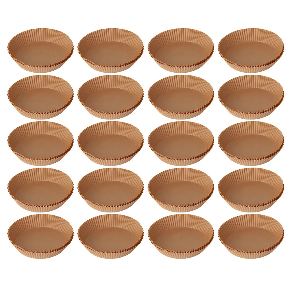 

100 Pcs Air Fryer Paper Liner Baking Oven Disposable Non Stick Liners Oil Proof