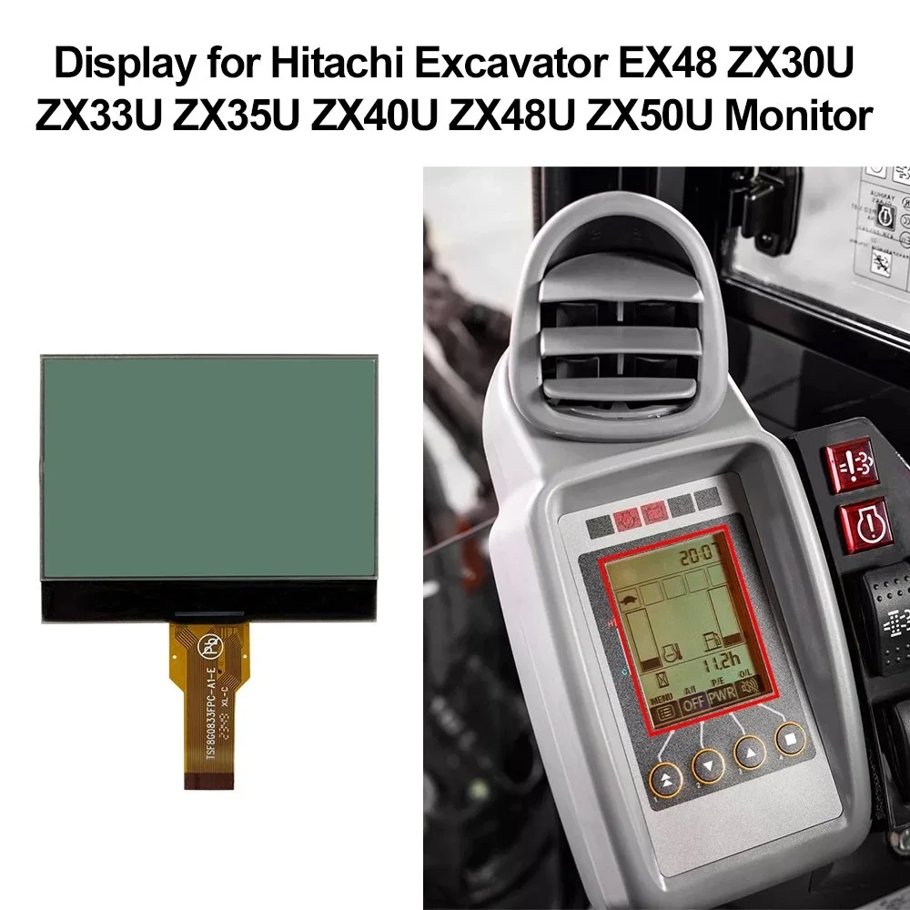 Фото Дисплей для экскаватора Hitachi EX48 ZX30U ZX33U ZX35U ZX40U ZX48U ZX50U №1