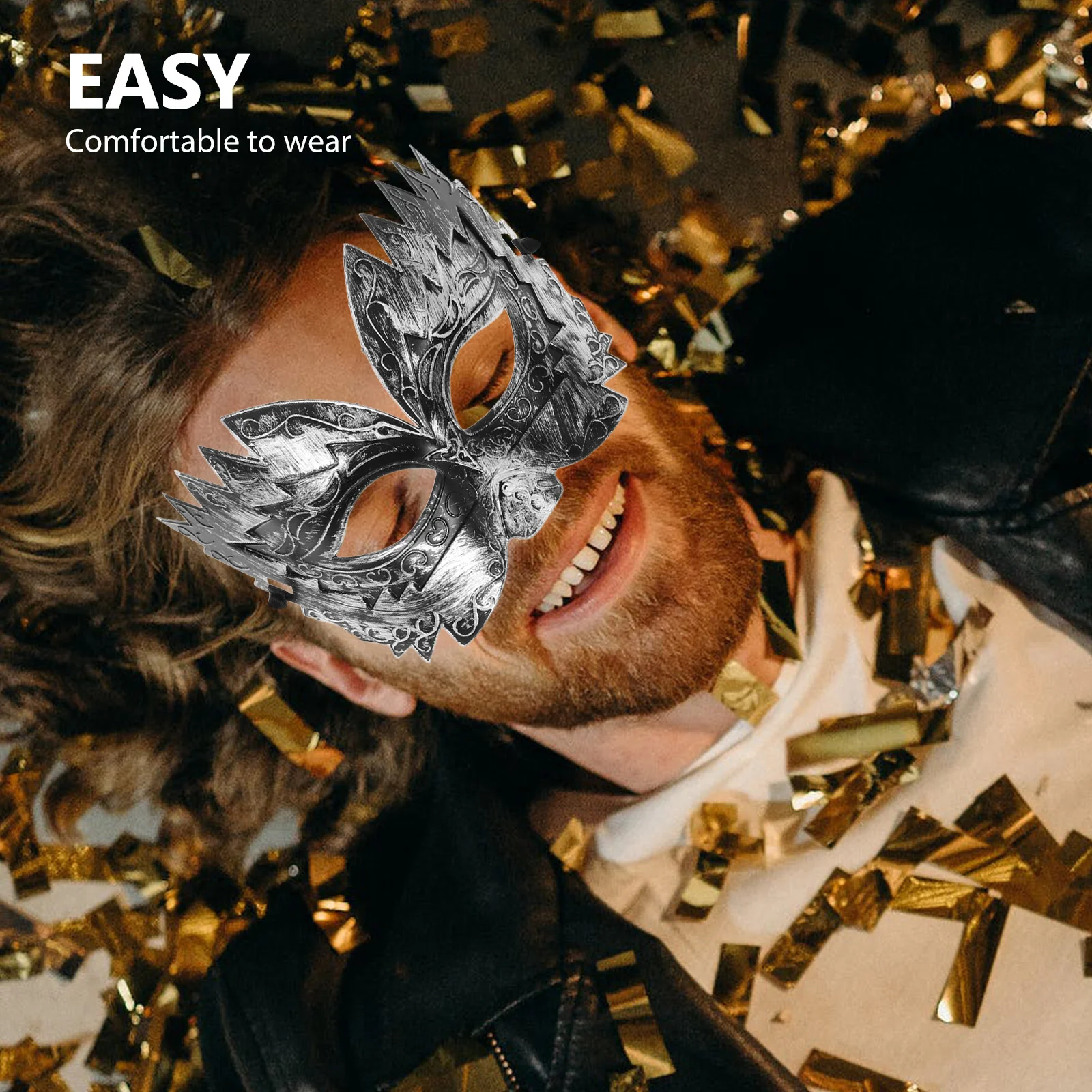 235x14 см модная пилообразная полумаска пластиковая маска для лица реквизит
