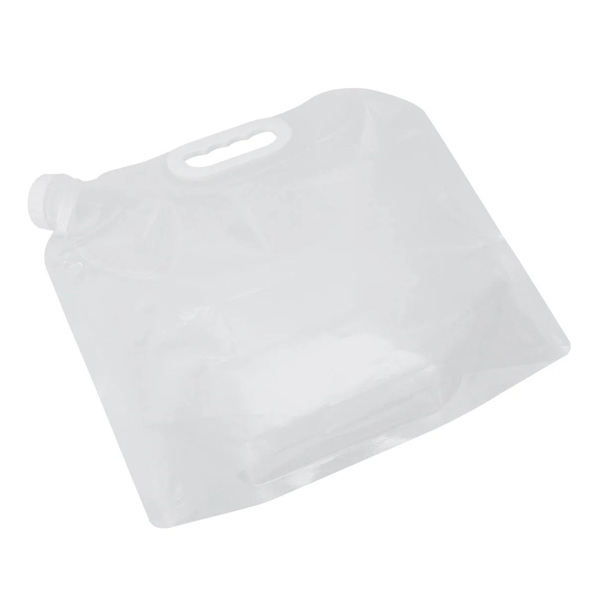 

2 Pcs Water Bag Carrier Container Plastic Backpack Travel Foldable High Capacity