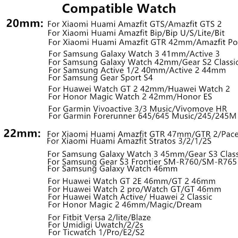 For Samsung Galaxy Watch 3 45  41mm strap For Amazfit Gtr 2 Gts 2 Bip Lite Huawei GT2 GT 22mm carbon fiber mixed material strap