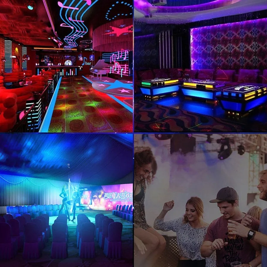 Neon Color Rotary Disco Ball Light Of Sound-control E27 Crystal Magic Lamp 3W Rotating Colorful Projection DJ KTV Bar Stage |
