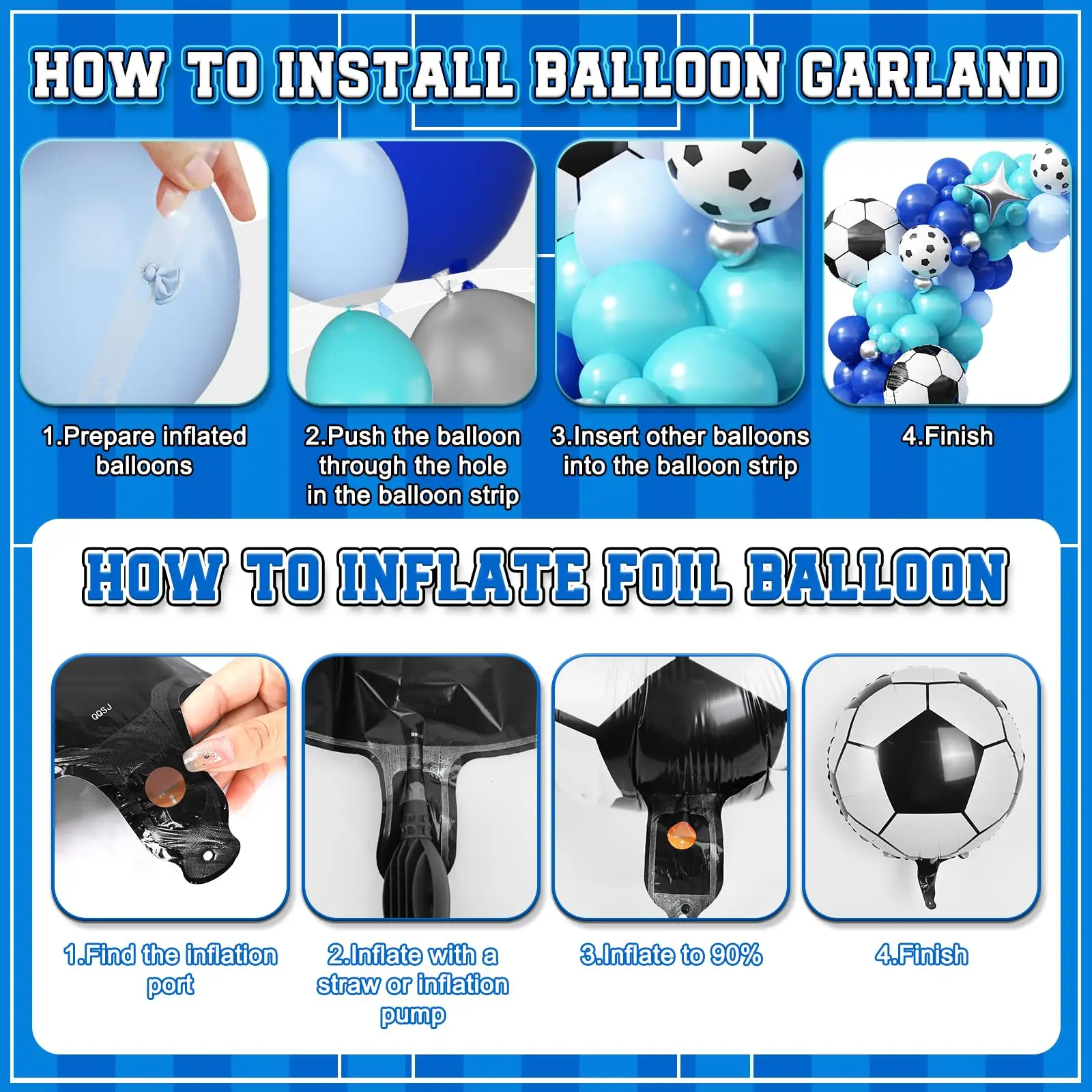 Футбольная тема воздушные шары арочный комплект украшение на день рождения для