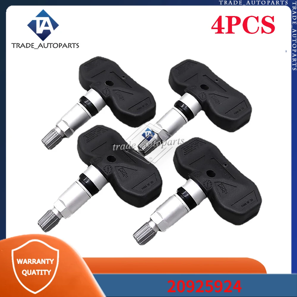 

20925924 4313078J10 для Cadillac CTS-V Chevrolet Corvette Z06 Saturn Sky Suzuki XL-7 315 МГц датчик давления в шинах TPMS 4 шт.