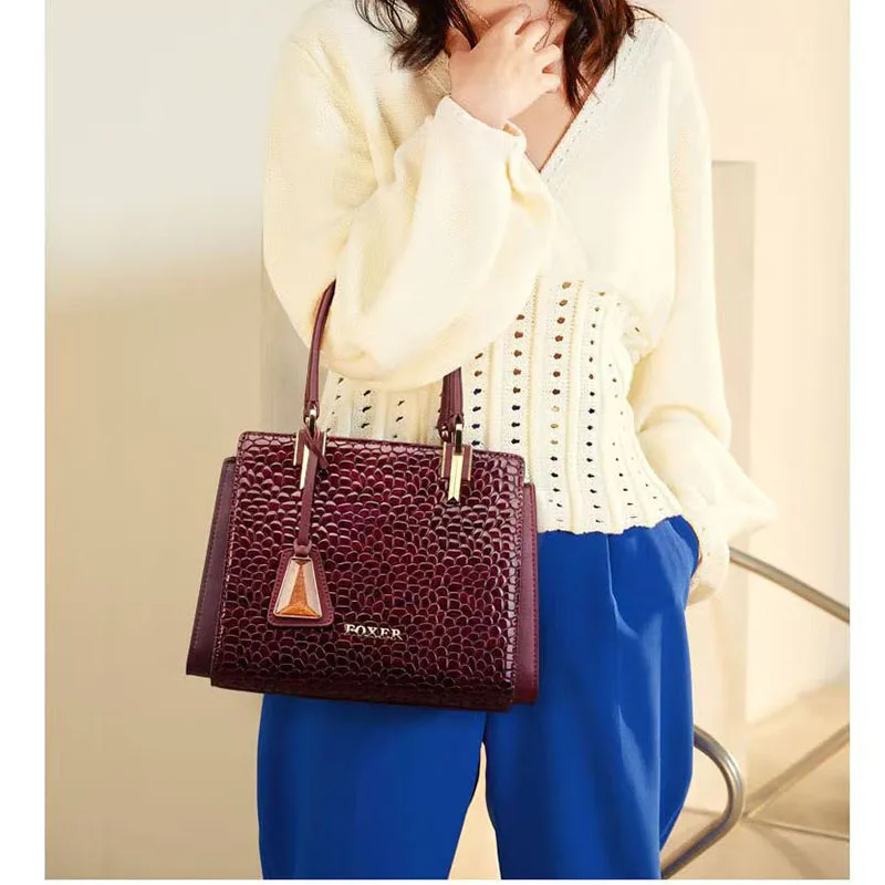 Сумка из натуральной кожи новинка 2023 года легкая роскошная красная свадебная