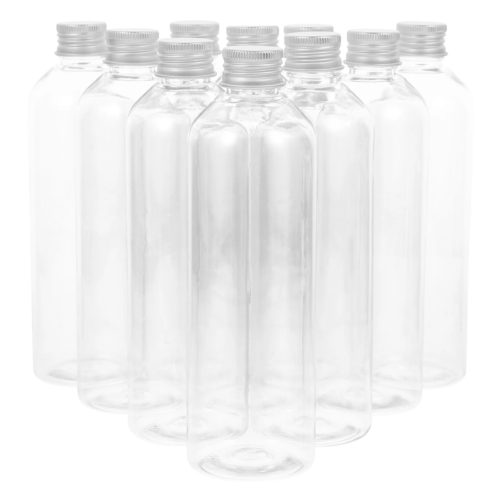 

Bottles Bottle Juicewater Clear Plasticdrink Containers Juicingempty Caps Lids Beverage Container Reusable Portable Transparent