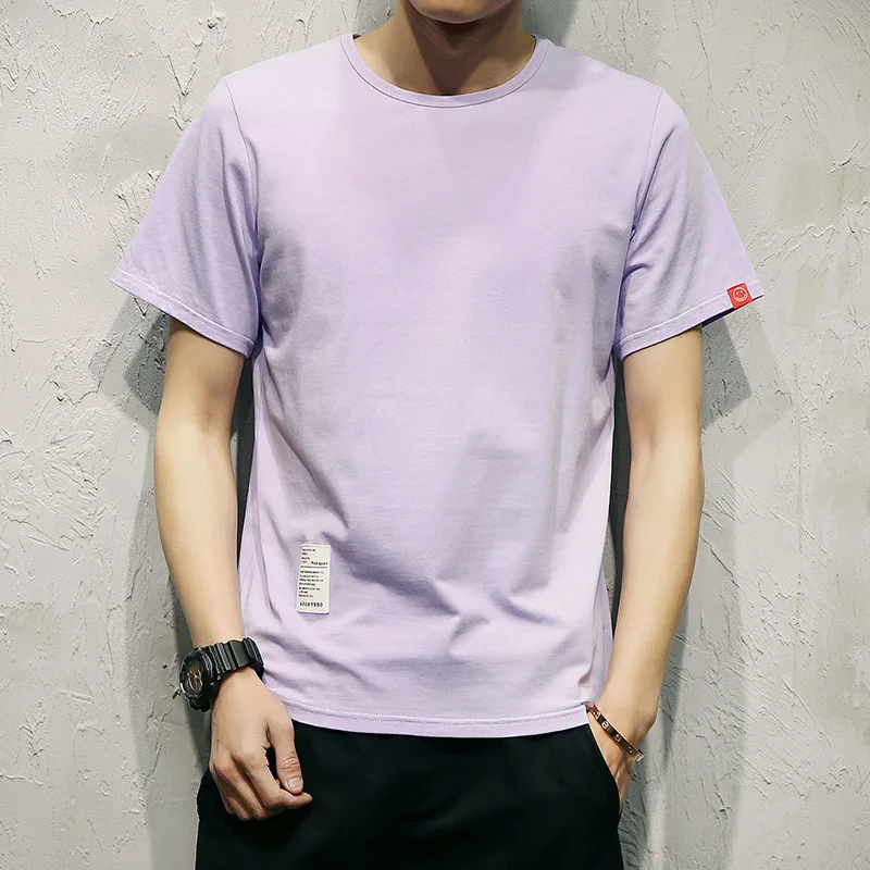 

SS5271-men's short-sleeved t blood tide brand Korean men's cotton t-shirt half-sleeved shirt clothing