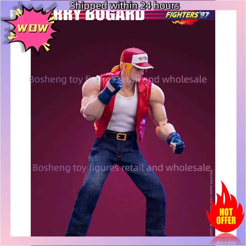 Фото 100% в наличии Оригинальные коллекционные фигурки-модели Tunshi Studio SNK THE KING OF FIGHTERS 97 Терри Богард, аниме-фигурки для коллекции №1