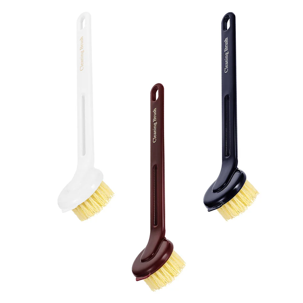 

Brush Dish Scrubber Cleaning Pot Kitchen Scrub Dishwashing Brushes Sink Pan Washing Bathroom Scouring Cleaner Silicone Wok