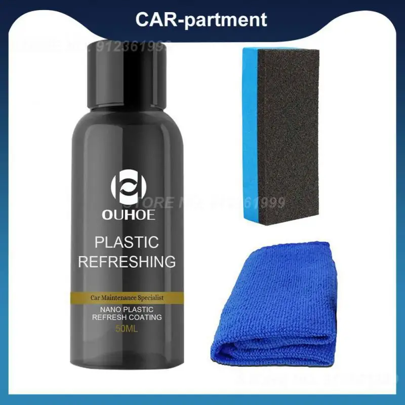 

Waterproof Restorer Cleaner Universal Dustproof Automotive Interior Cleaning Agent 30ml/50ml Car Plastic Parts Retreading Agent