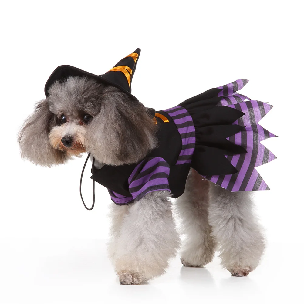 

Puppy Clothes Poncho Hood Funny Dog Costume Dog Hat Puppy Outfits Witch Hat Cat Costume Puppy Costumes Small Dogs