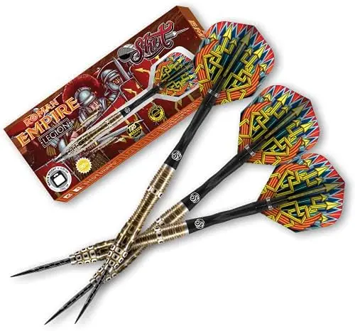 

Empire Legion Steel Tip Dart Set Front Weighted 90% Tungsten Barrels