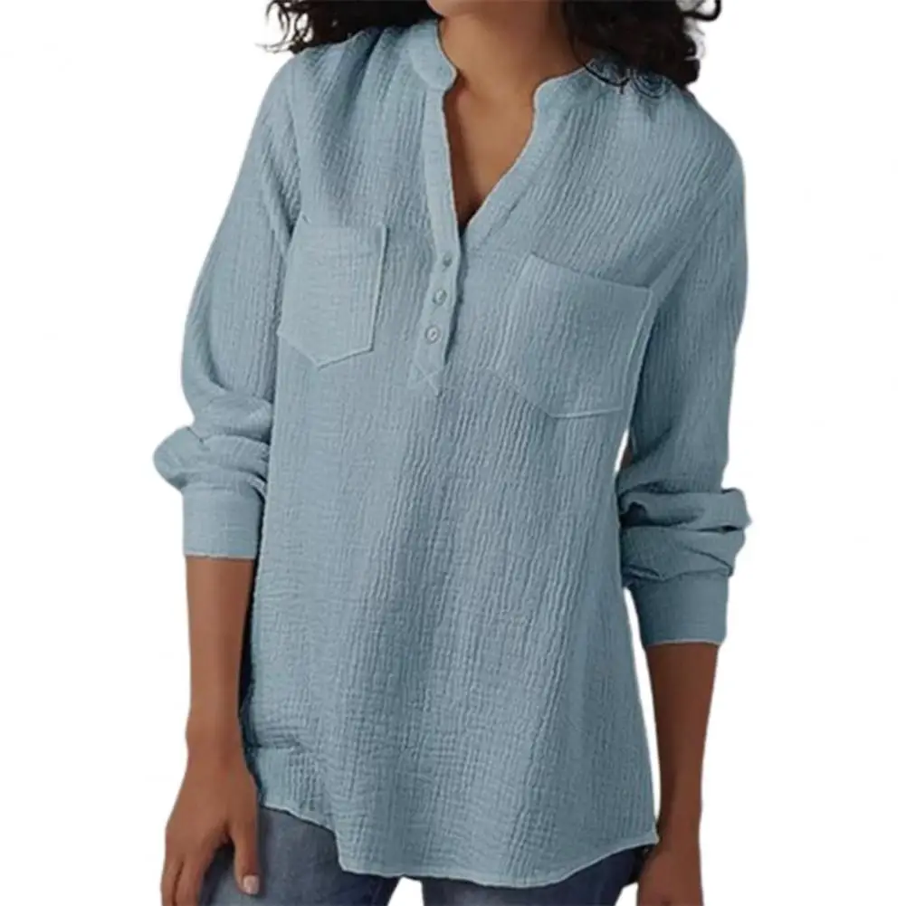 Женская рубашка привлекательная супермягкая хлопковая льняная женская блузка