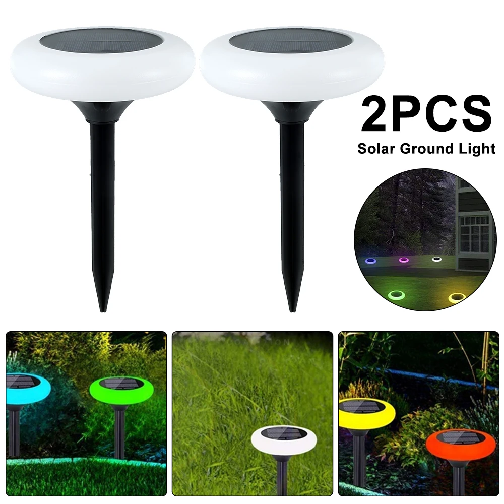 

Garden LED Solar Lights Outdoors Balcony Yard Paths Lawn Decorative Landscape Night Stake Lamps Waterproof LED Solar Lights Post