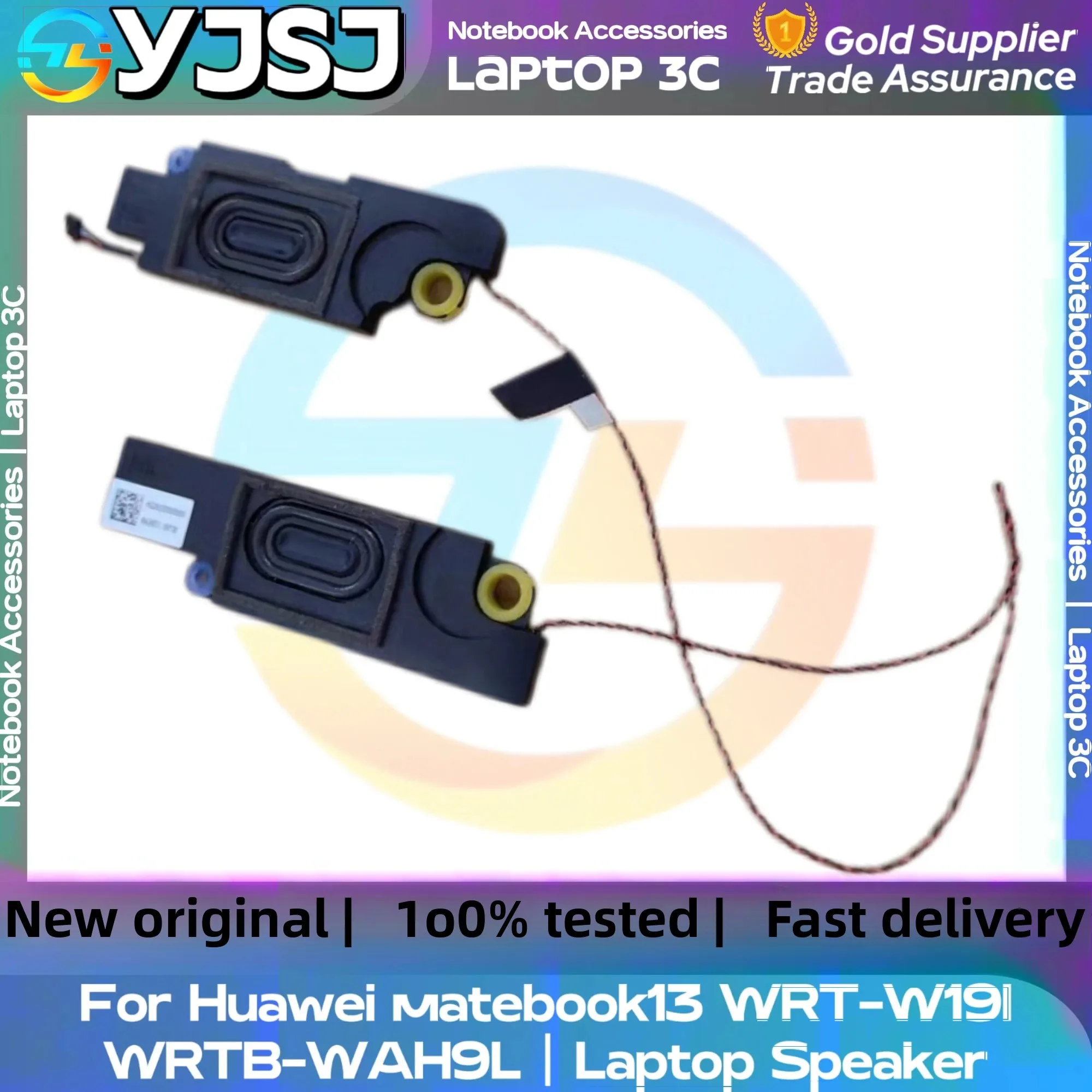 Фото Новый оригинальный для Huawei Matebook13 WRT-W19 W29 W09 W09L WRTB HN-W19L W19R ноутбук аудио динамик HQ 20330505000 №3