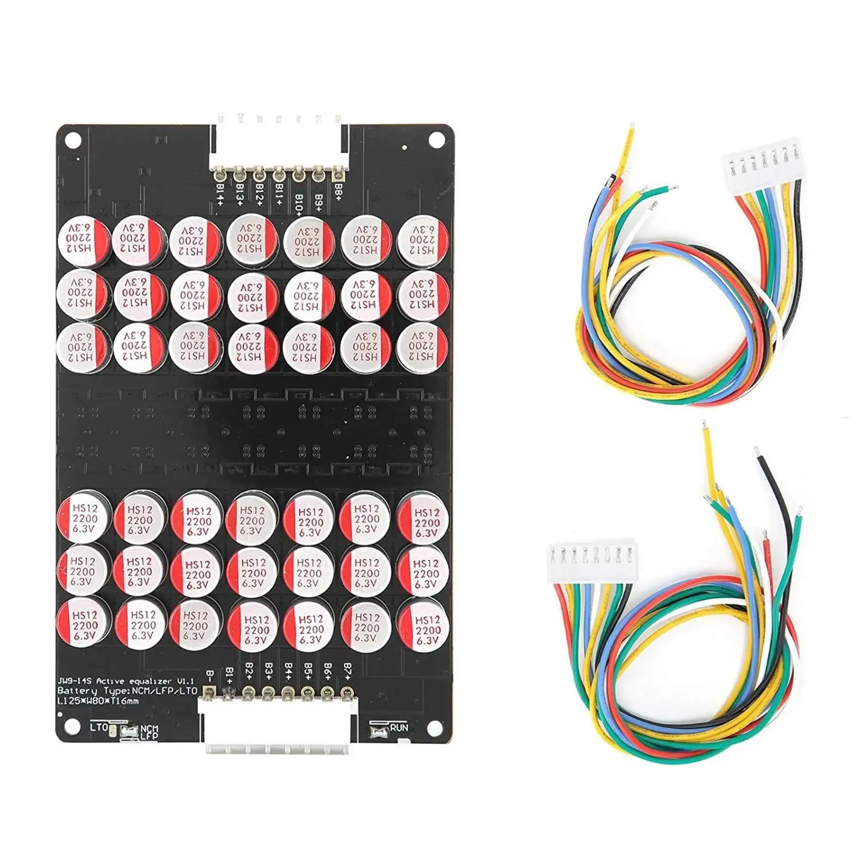Активный эквалайзер 10S 11S 12S 13S 14S, балансир Lifepo4 Lipo аккумулятор лто, конденсатор с выравниванием энергии, плата BMS