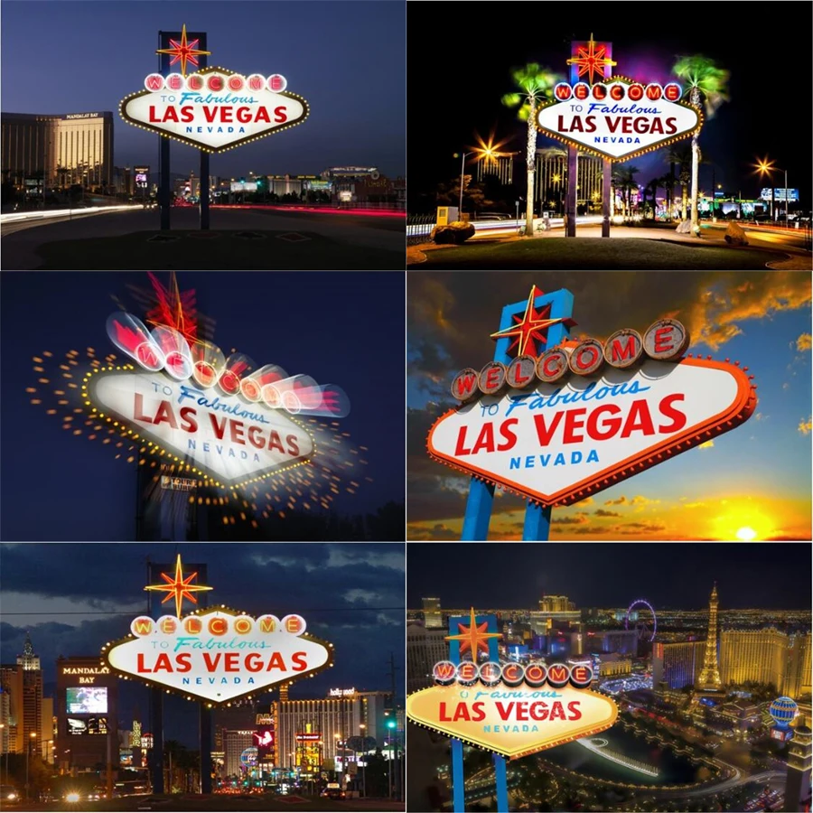 Фон для фотосъемки с изображением Казино Лас-Вегаса