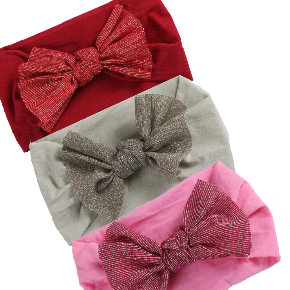 

Big Bow Baby Girl Headband Newborn Elastic Headband Baby Hairband Little Kids Hairbow Hair Accessories Infant Bebes Turban