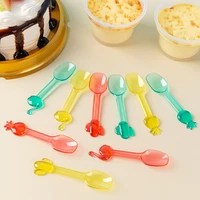 9pcs mini cute spoon picnic fruit scoop cake ice cream spoon dessert spoon kitchen flatware accesorios de cocina