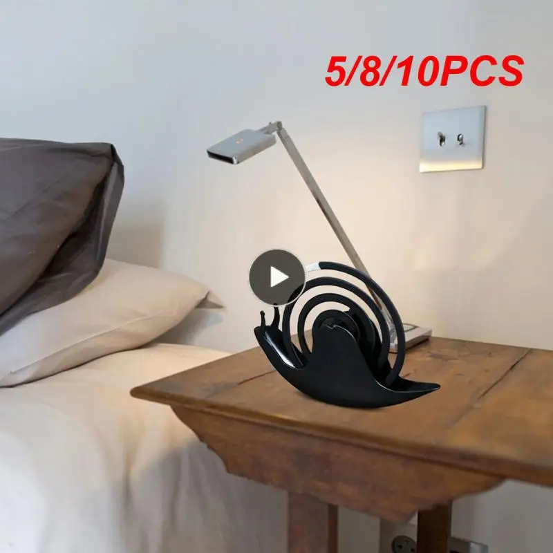 

5/8/10PCS Creative Mosquito Coil Holder Retro Ornament Large-capacity Mosquito Coil Frame Wrought Iron