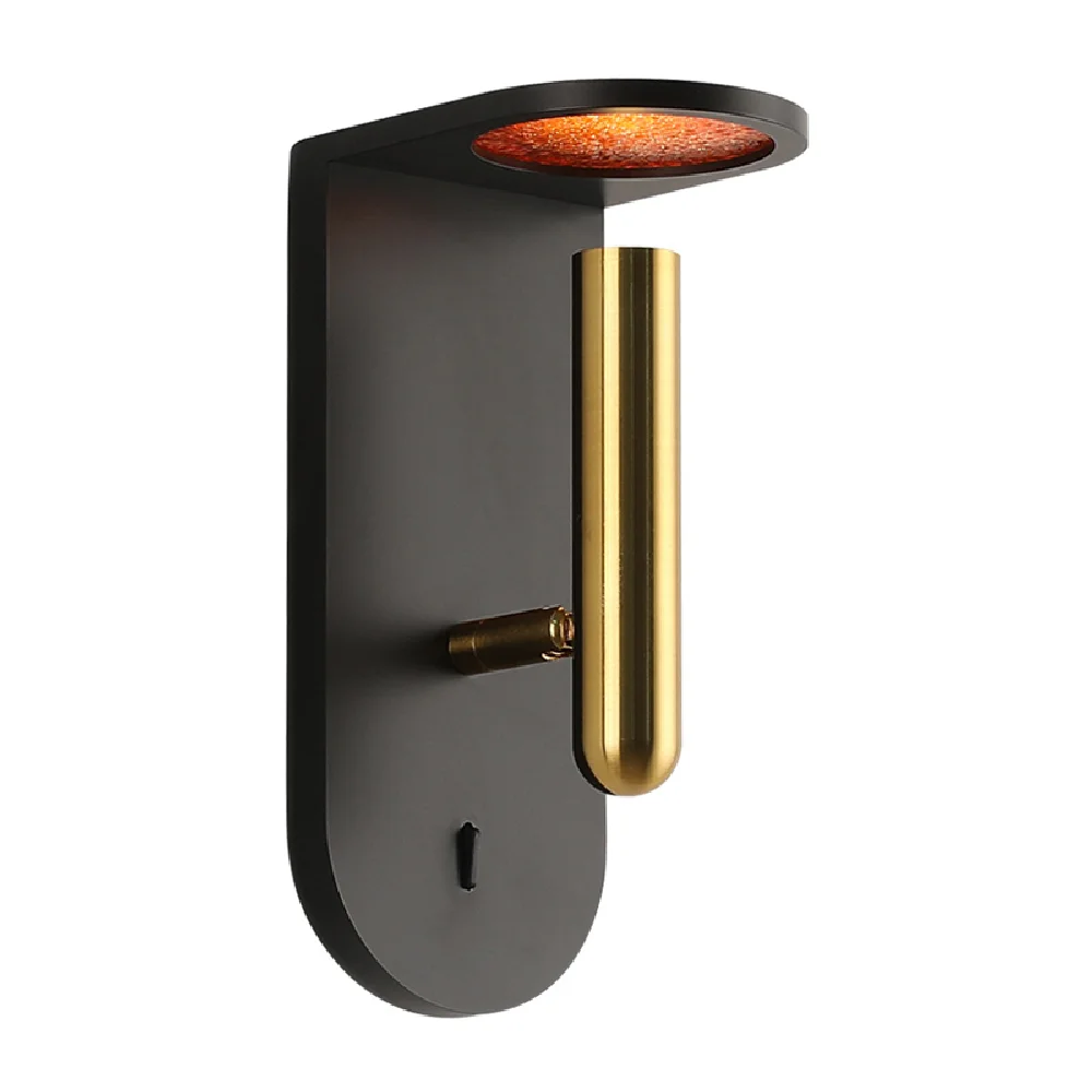 

Flame Light Post Modern Minimalism LED Lustre Wall Lamp Black White Luxury Home Decor Home Appliance Bedroom Headboard