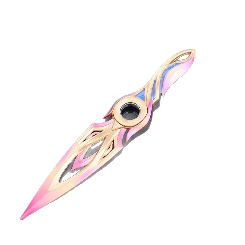 21 см Valorant Mystbloom Kunai вращающийся Чемпион Kunai металлическая модель игры меч для ближнего боя фигурка нож игрушка подарки для мальчиков (art.: 3920ce8a942e5) - 3920ce8a942e5