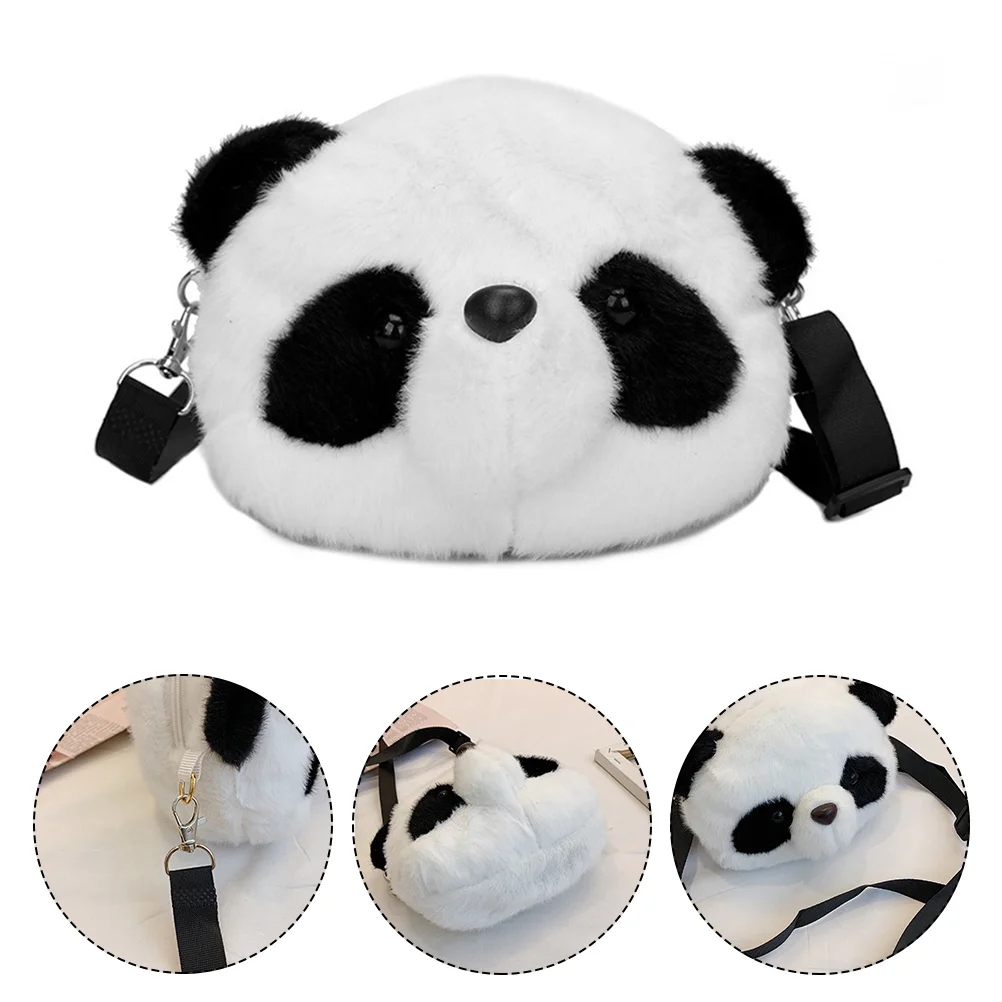 

Cute Shoulder Bag Panda Wallet Leisure Casual Crossbody Girl Plush Lovely Child