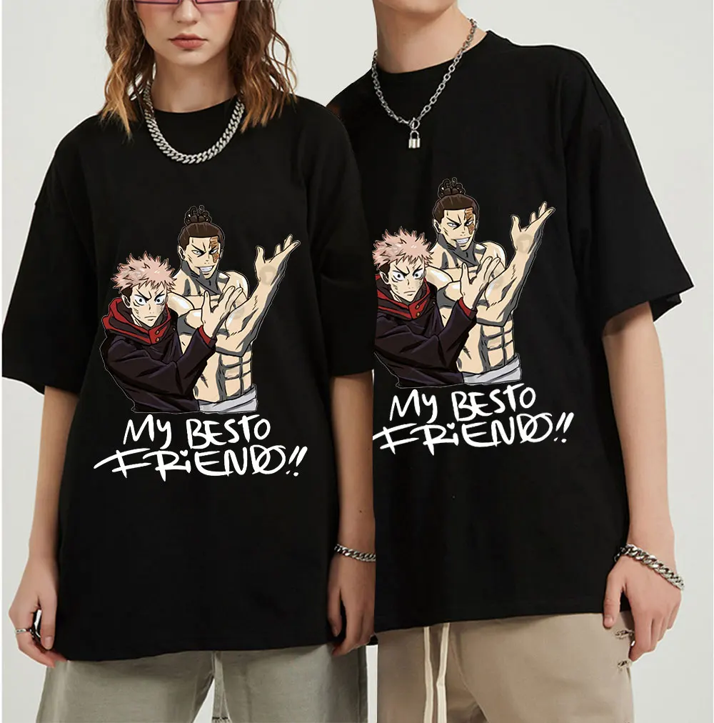 

Kaisen My Besto Friendo Todo Aoi N T Shirt lovers Graphic Printed Fashion Harajuku 2023 Clothes Causal Female Y2K Tops Tee