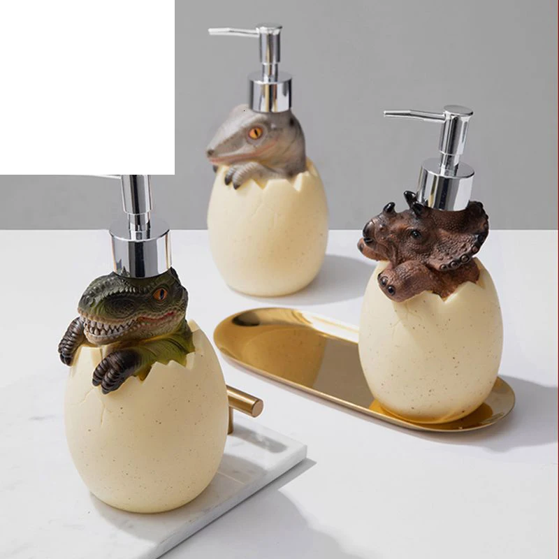 

Милый динозавр, пенораспылитель жидкого мыла, косметические бутылки, кавайное средство для мытья рук, дезинфицирующее средство, машина для ...