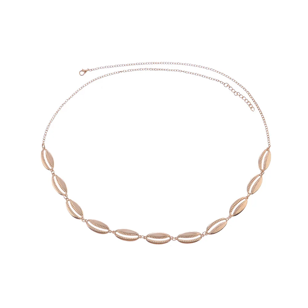 2021 designer original summer personality metal shell waist chain sexy bikini beach jewelry factory wholesale | Украшения и