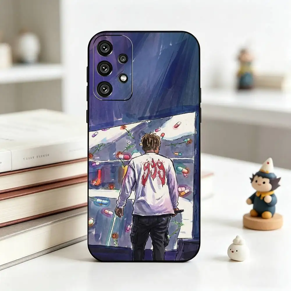 Фото Чехол для телефона Rapper 999 J-Juice W-WRLD для Samsung S25, S24, S21, S22, S23, S30, Ultra, S20, Plus, FE, мягкий силиконовый, черный №5