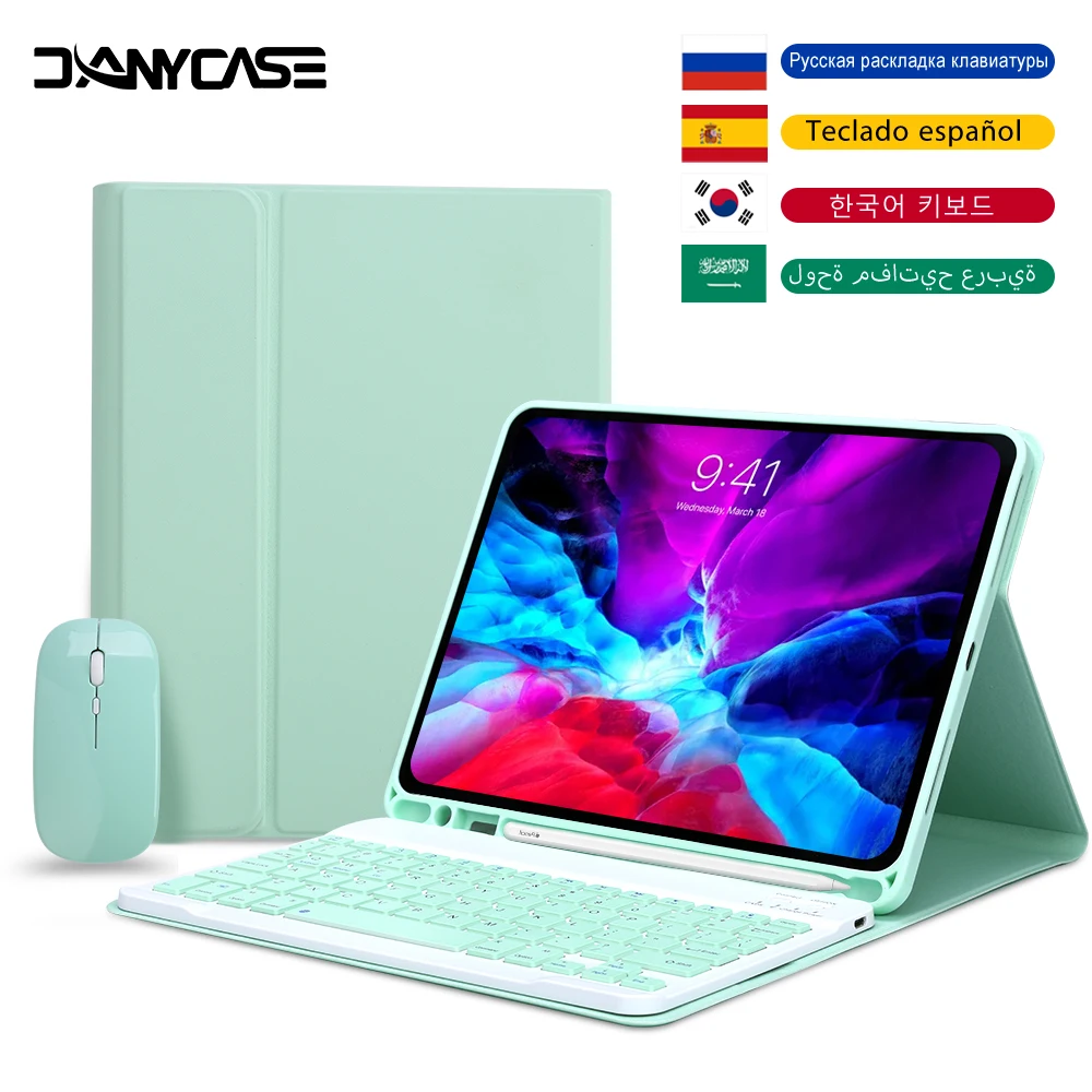 DANYCASE чехол с клавиатурой для iPad 2019 2020 10 2 ipad 7/8/9th Mini 6 Air 3 4 5 9 2021 11 2017 2018 7 6th |