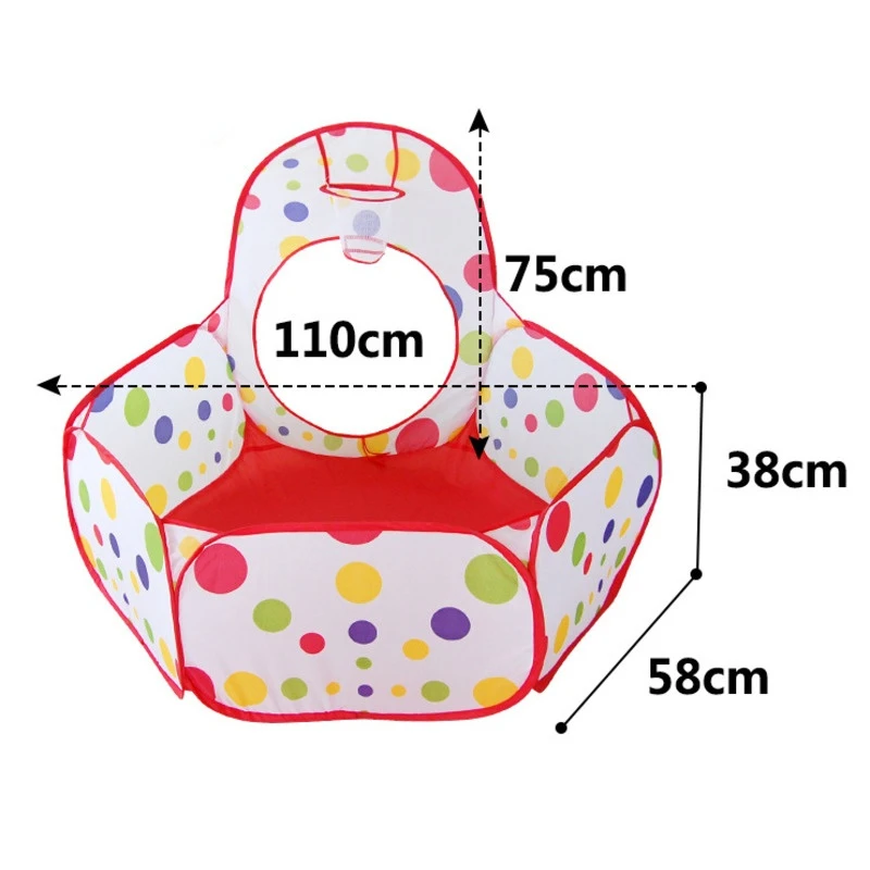 

3 In 1 Pet Baby Playpen For Children Kids Ball Pit Playpen Portable Babys Fence for Newborn Chil Dog Cat Play Yard Tent Tunnel