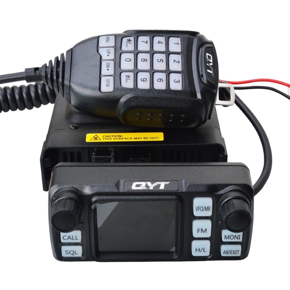 Walkie Talkie QYT KT-5000 VHF UHF Dual Band VOX Mini Color Screen Detachable Front Panel Scrambler FM Mobile Radio enlarge