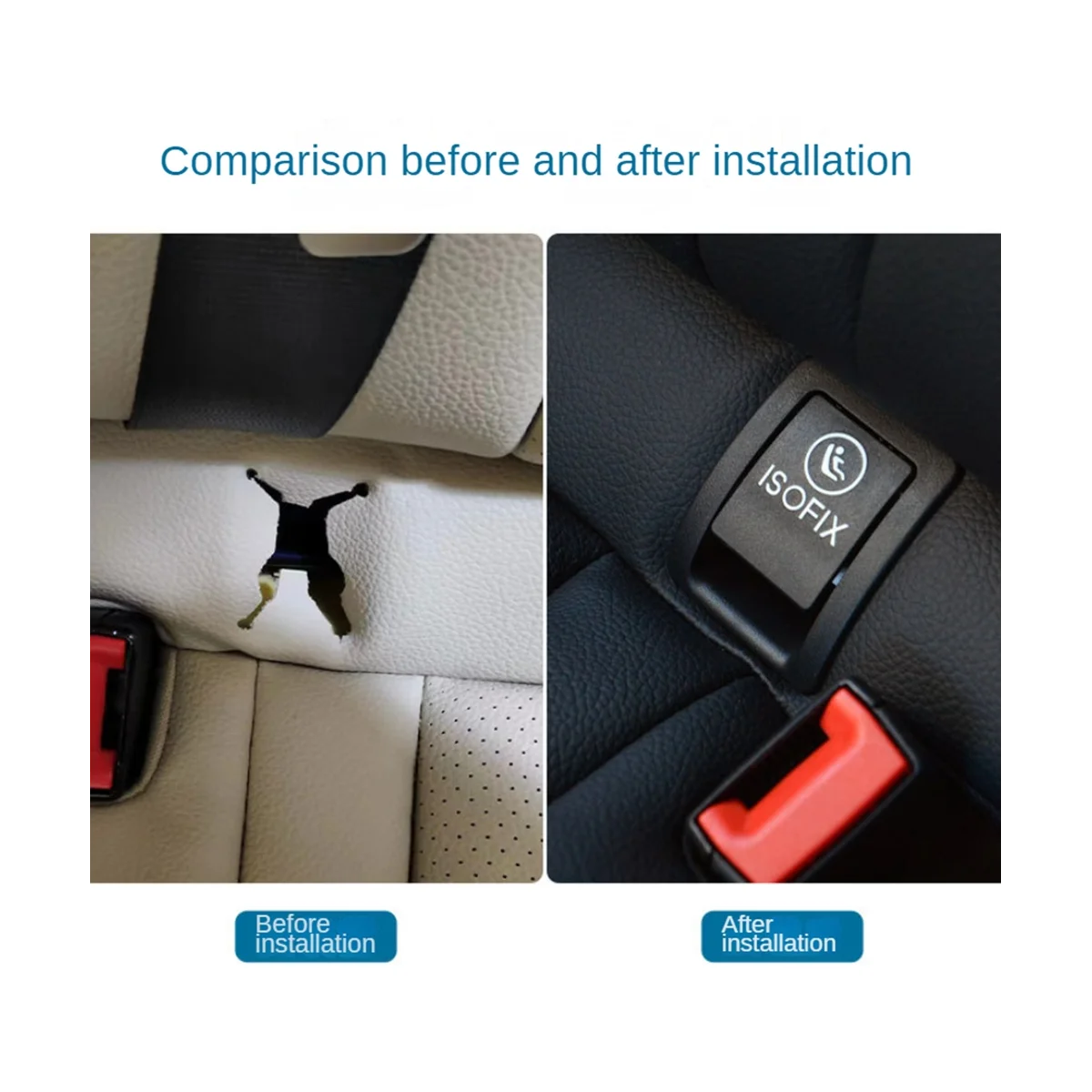 Заднее детское сиденье безопасности ISOFIX для Mercedes C Class W205 2015-2021 2059200513