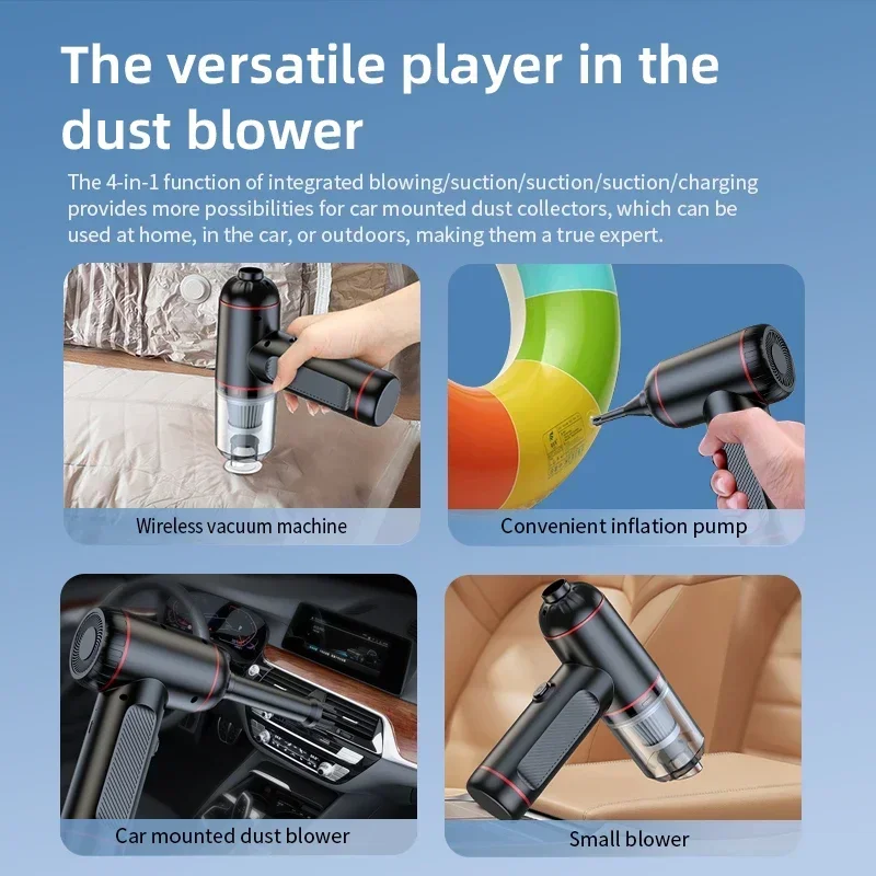 Автомобильный пылесос Xiaomi 6600000 PA 3 в 1