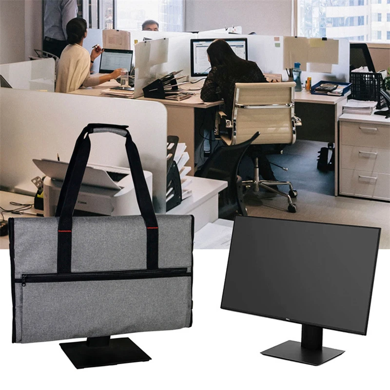 

D72x54cm Esktop Computer Carrying Case Computer Monitors Protective Covers Waterproof Travel Storage Bag Business Handbag