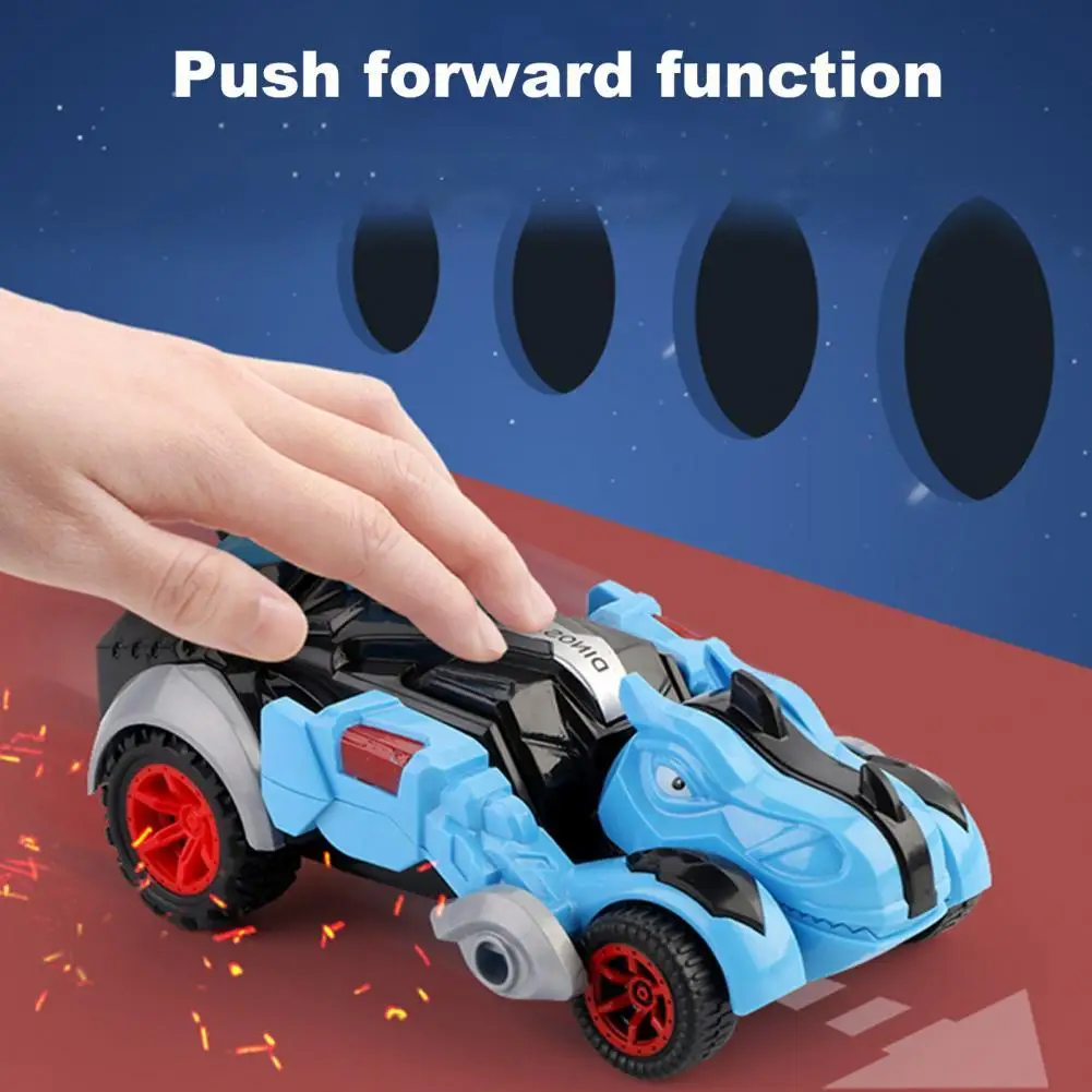 

Dino Car Hand-on Ability Fashion Realistic Transforming Dino to Vehicle Race Toy