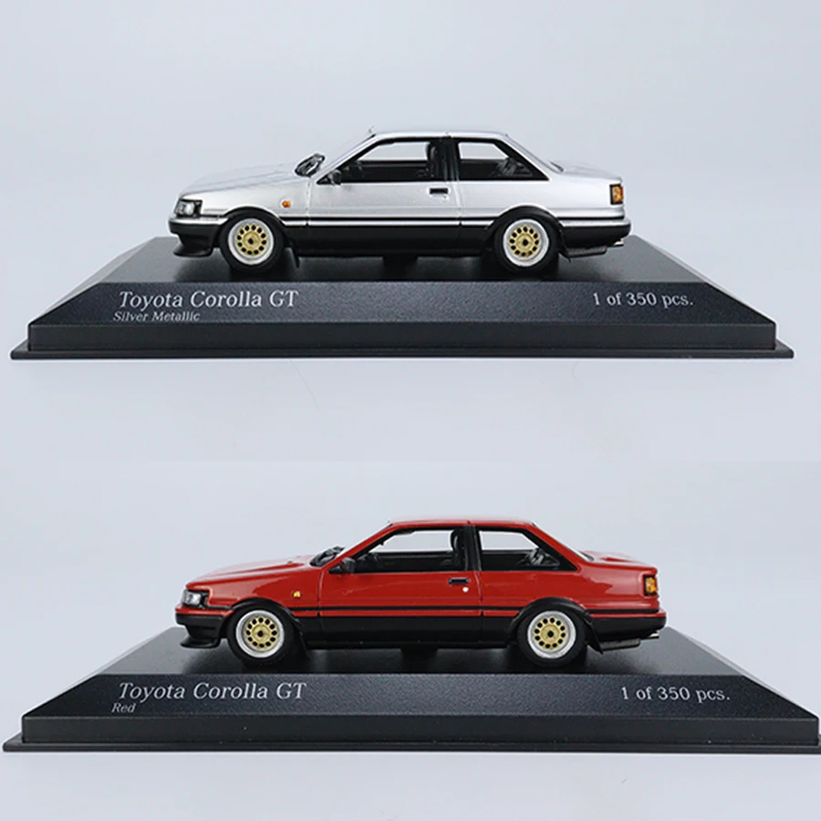 

Minichamps 1:43 модель автомобиля Toyota Corolla GT 1984 полимерная коллекция автомобиля классическая